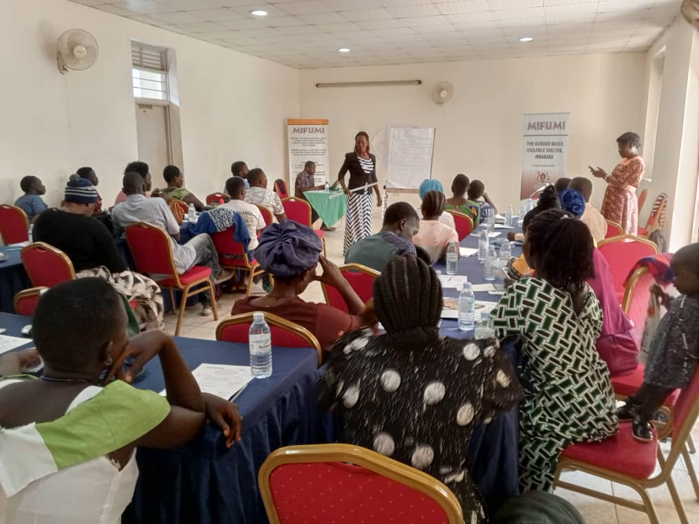 Women attending an empowerment and leadership training